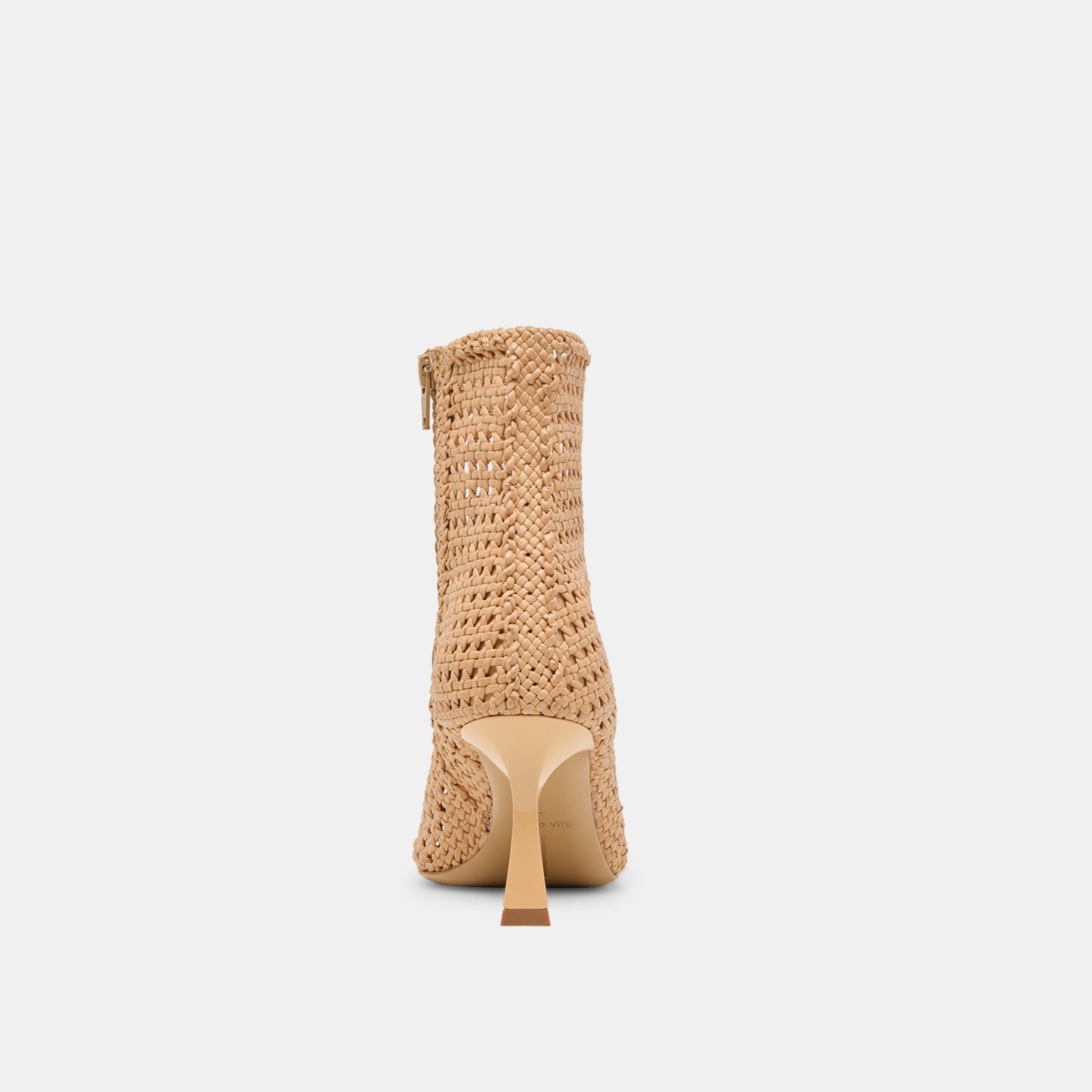 Dolce Vita Lonni Tan Woven Leather Booties