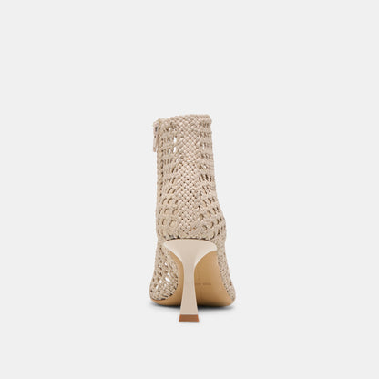 Dolce Vita Quin Bone Woven Leather Heels