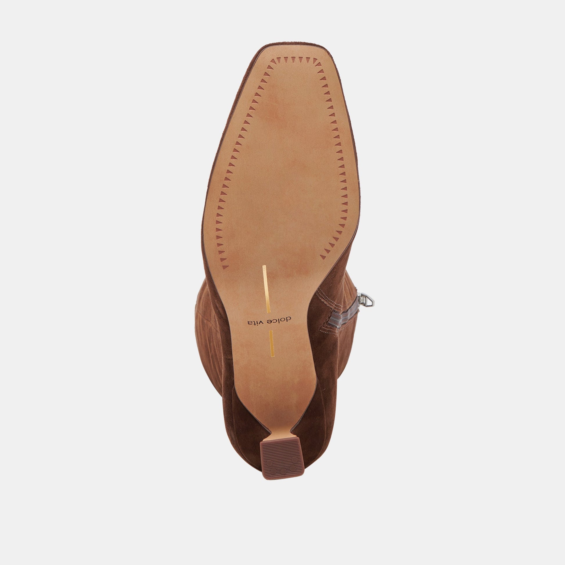 Dolce Vita Gyra Extra Wide Calf Brown Suede Boots