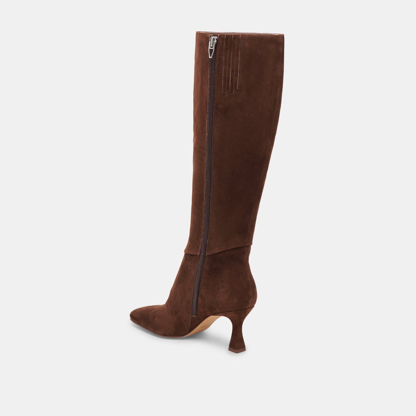 Dolce Vita Gyra Extra Wide Calf Brown Suede Boots