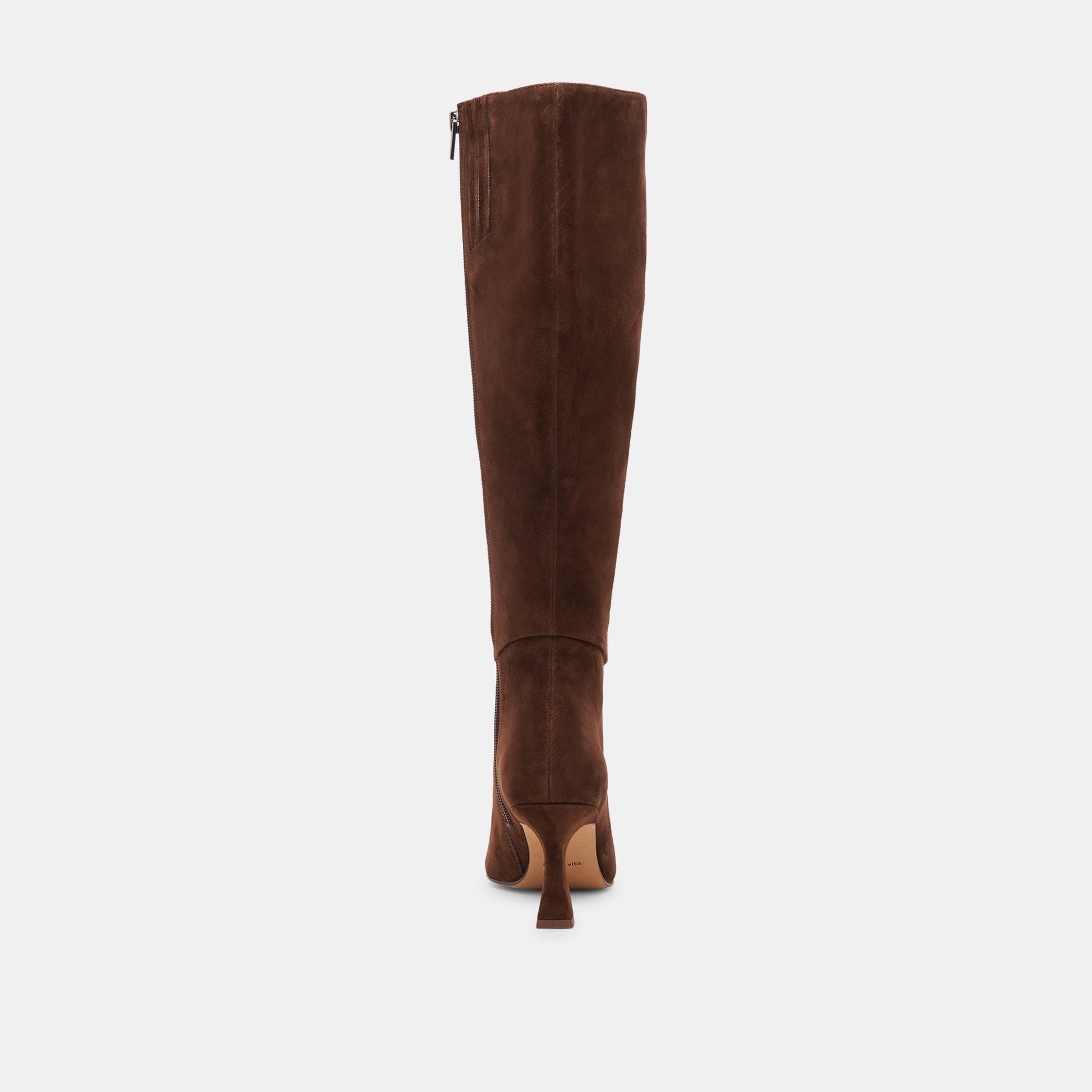 Dolce Vita Gyra Extra Wide Calf Brown Suede Boots