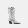 SILVER DISTRESSED LEATHER