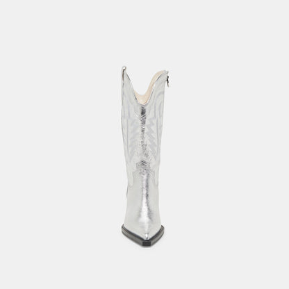 Dolce Vita Ryland Extra Wide Calf Silver Boots