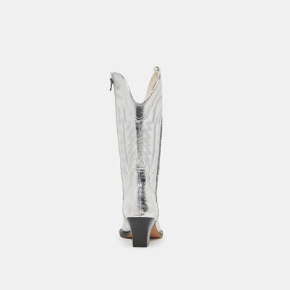 Dolce Vita Ryland Extra Wide Calf Silver Boots