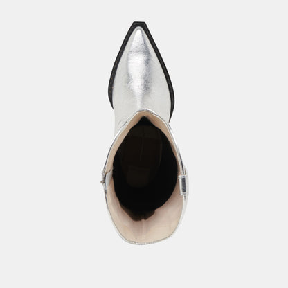 Dolce Vita Ryland Extra Wide Calf Silver Boots