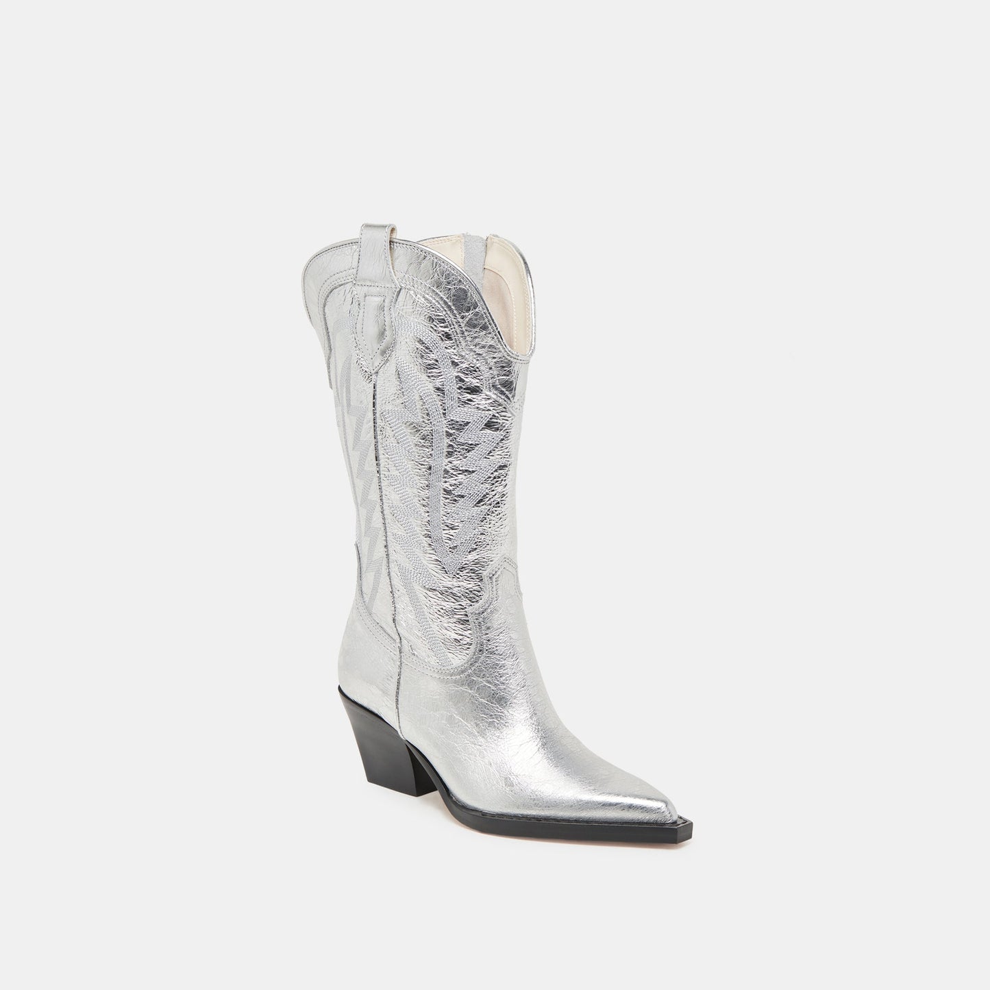 Dolce Vita Ryland Extra Wide Calf Silver Boots