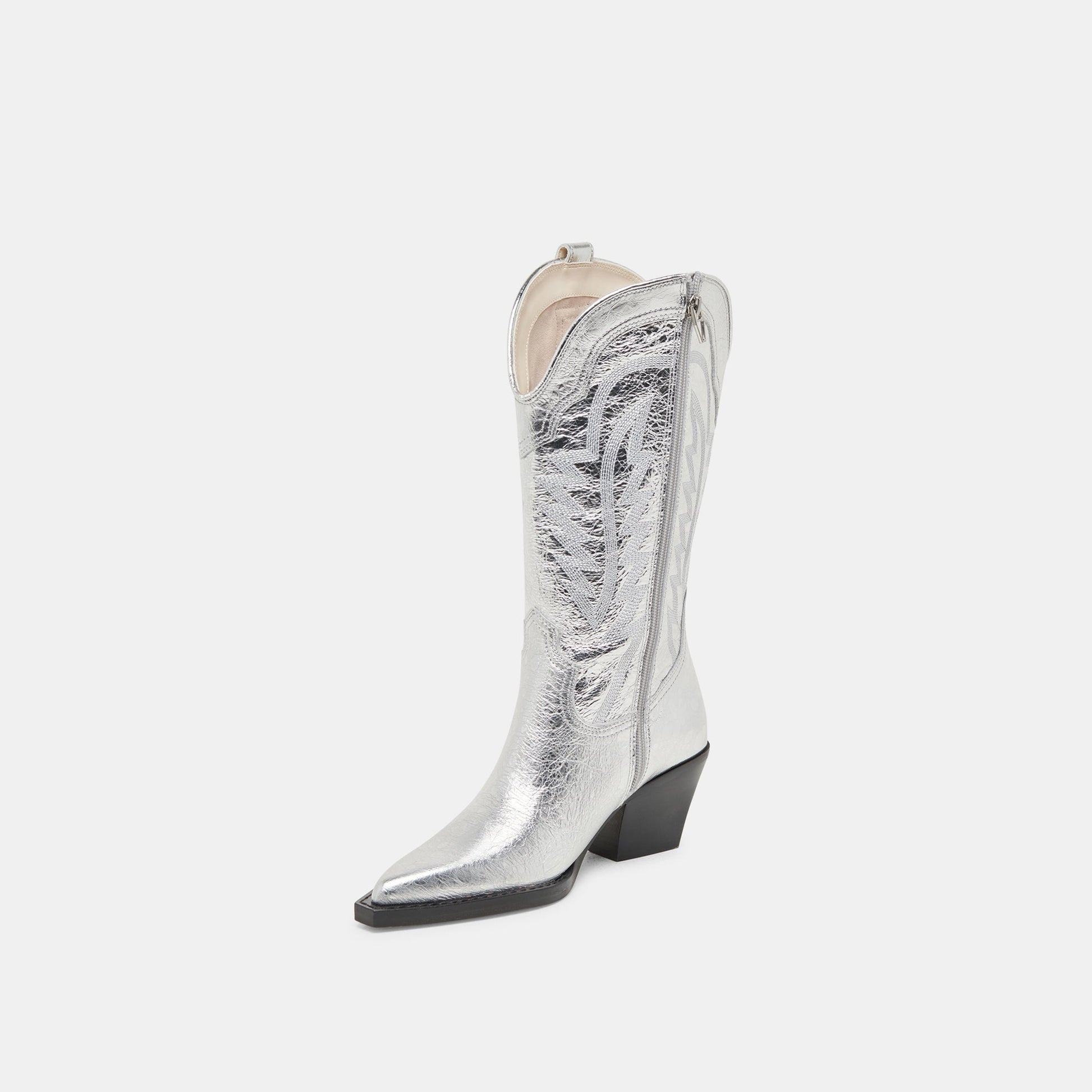 Dolce Vita Ryland Extra Wide Calf Silver Boots