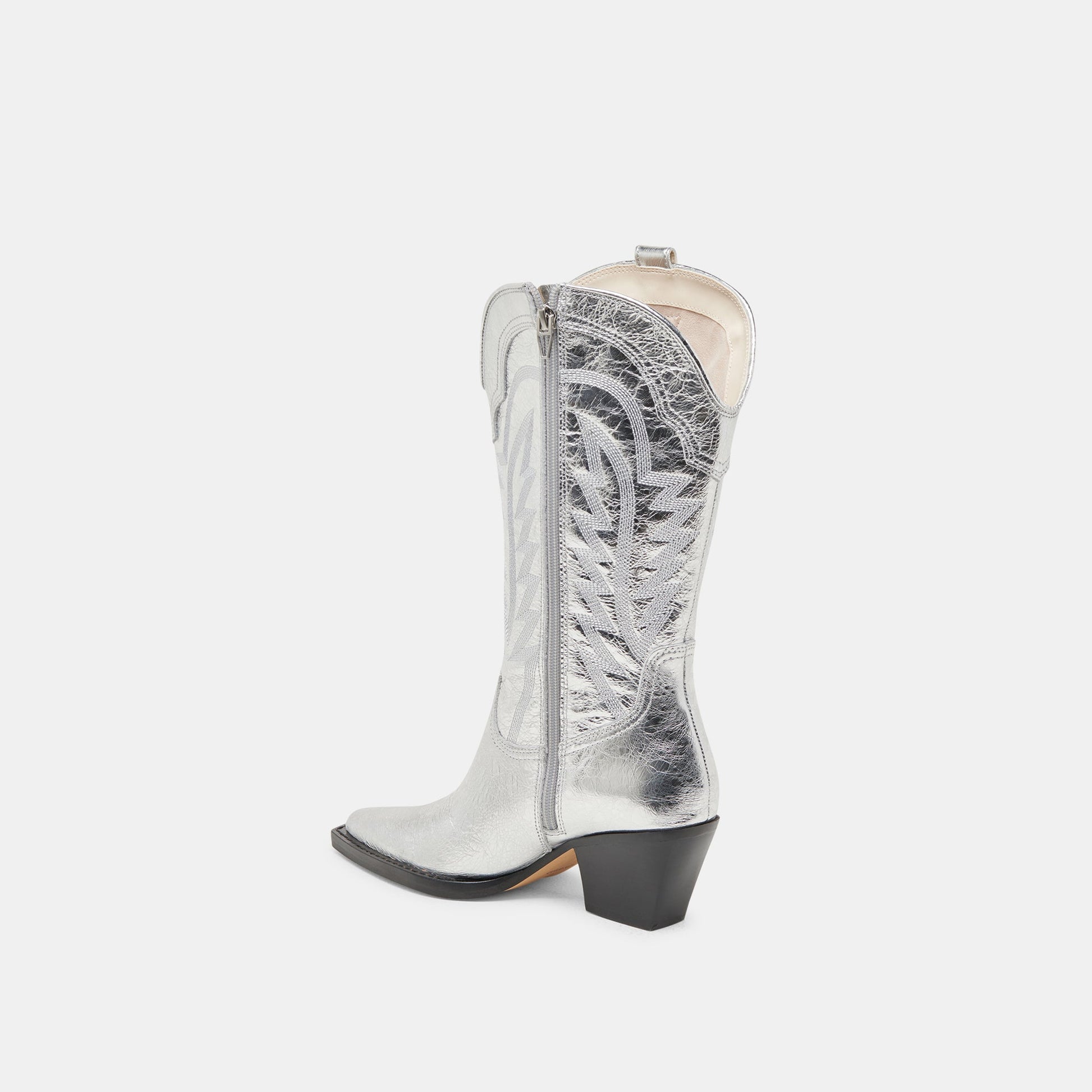 Dolce Vita Ryland Extra Wide Calf Silver Boots