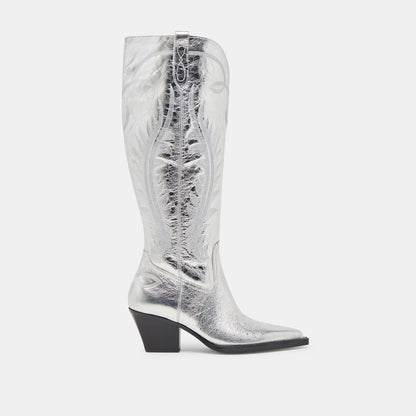 Dolce Vita Ryatt Extra Wide Calf Silver Boots