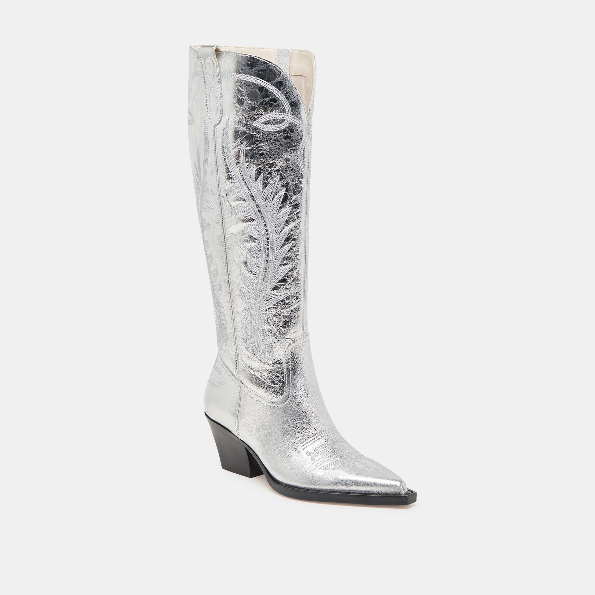Dolce Vita Ryatt Extra Wide Calf Silver Boots