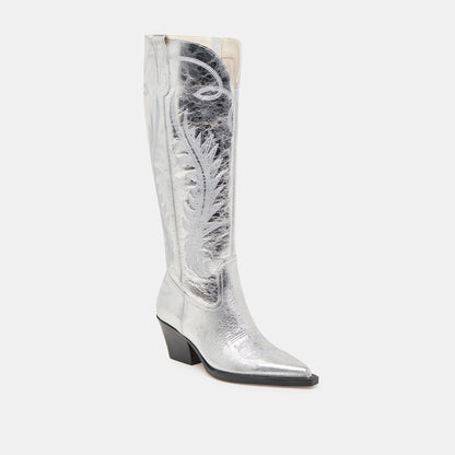Dolce Vita Ryatt Extra Wide Calf Silver Boots