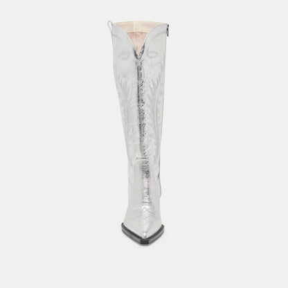 Dolce Vita Ryatt Extra Wide Calf Silver Boots