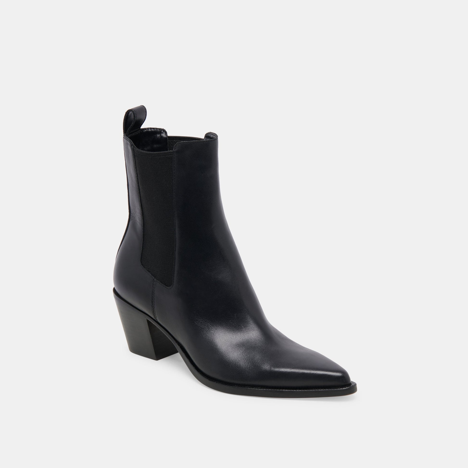 Dolce Vita Shadie H2O Waterproof Black Leather Booties