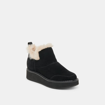 Dolce Vita Ardy Plush H2O Waterproof Onyx Suede Booties