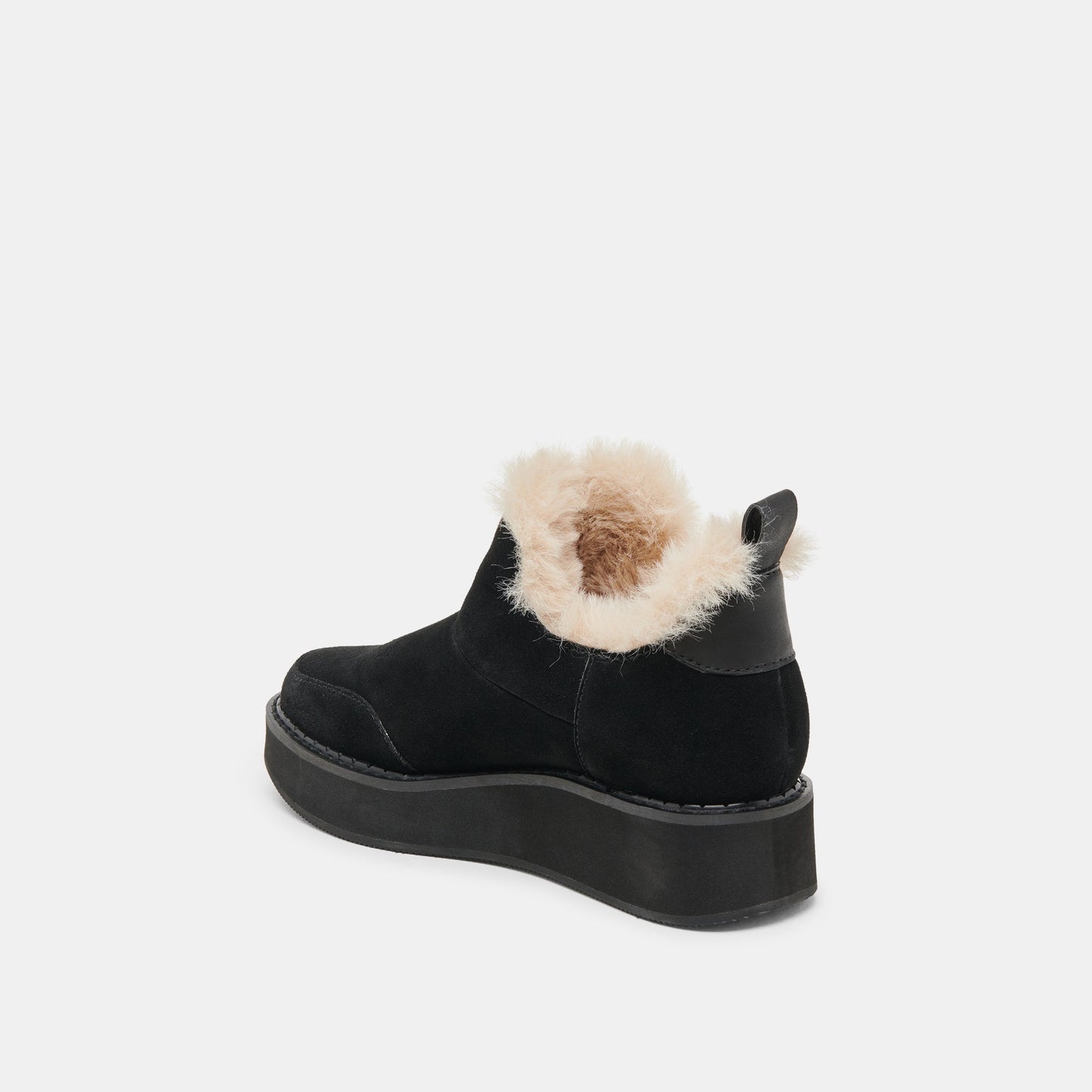 Dolce Vita Ardy Plush H2O Waterproof Onyx Suede Booties