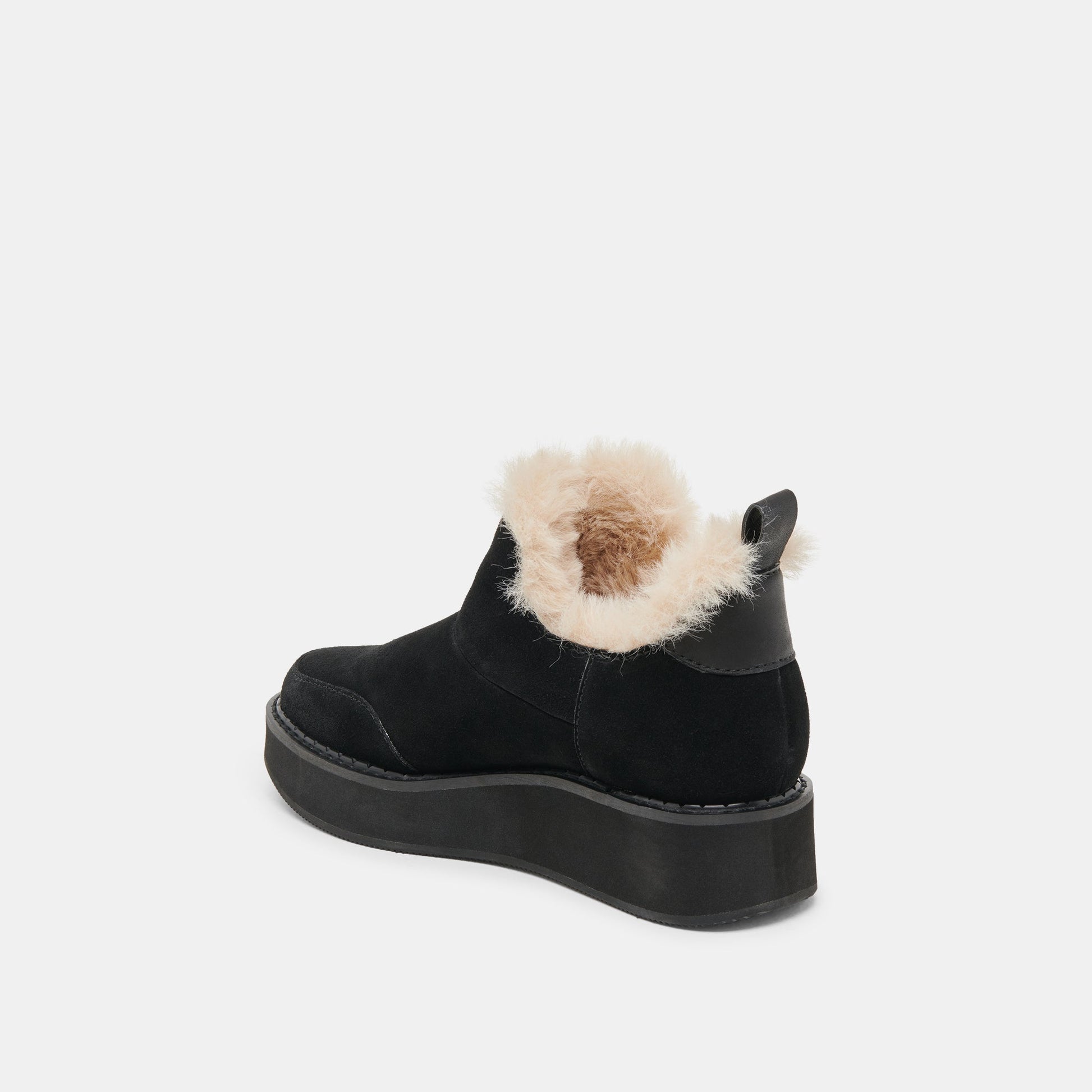 Dolce Vita Ardy Plush H2O Waterproof Onyx Suede Booties