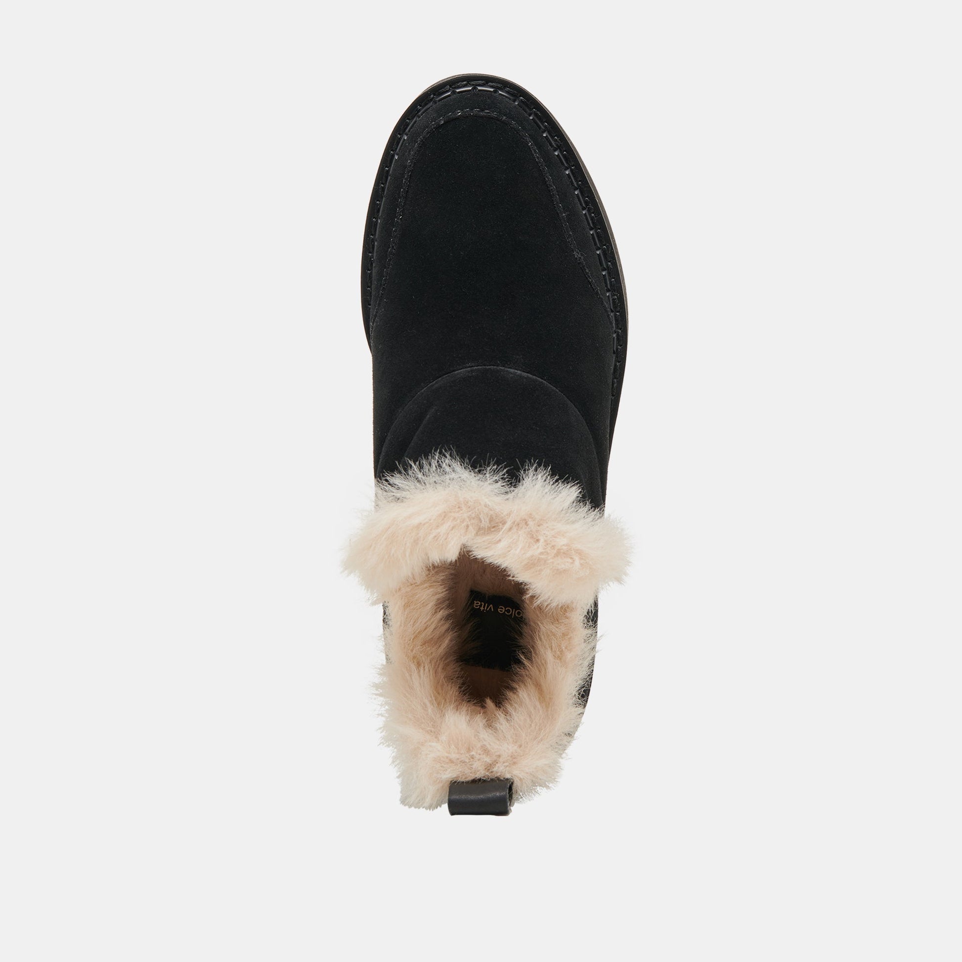 Dolce Vita Ardy Plush H2O Waterproof Onyx Suede Booties