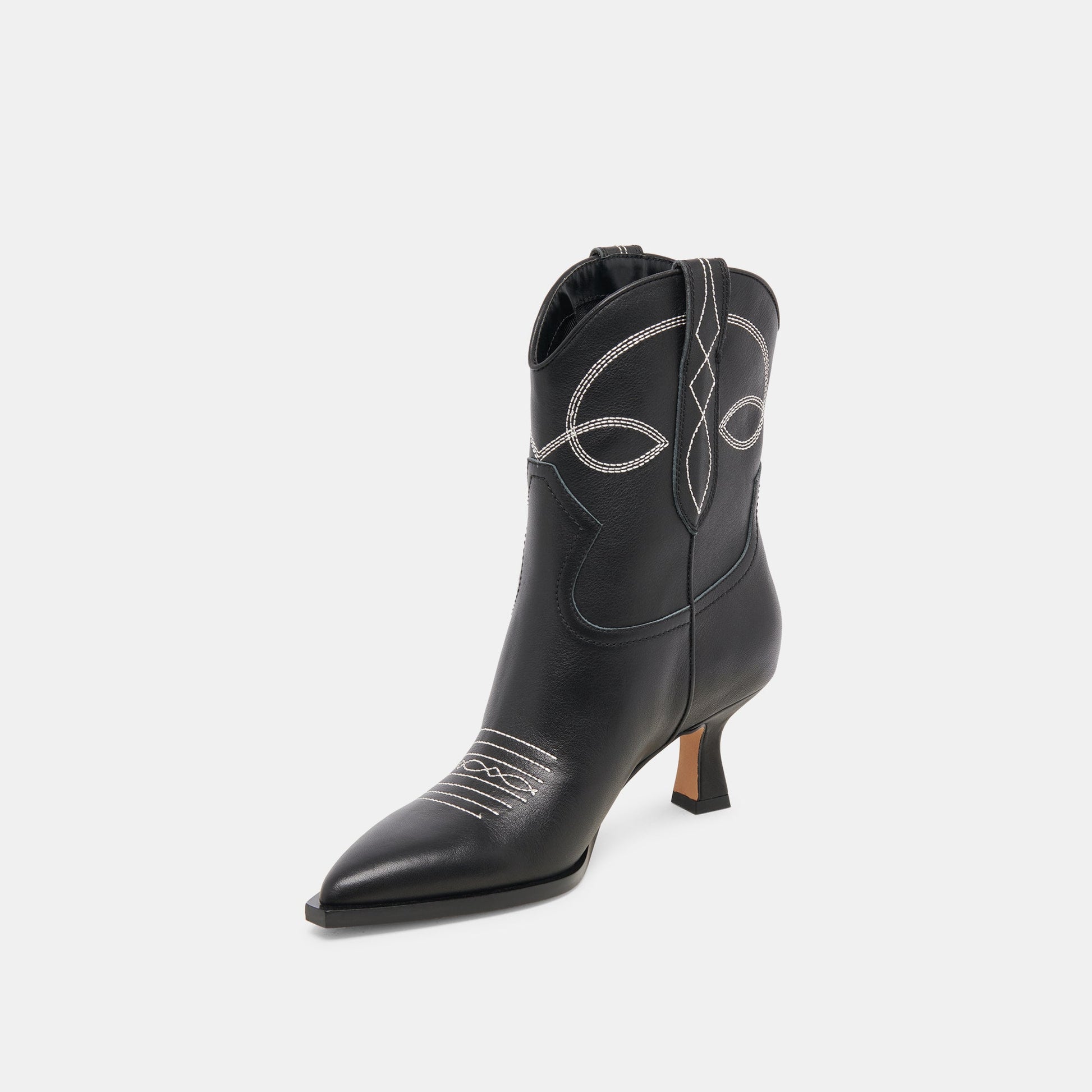 Dolce Vita ANGEL BOOTIES BLACK WHITE LEATHER