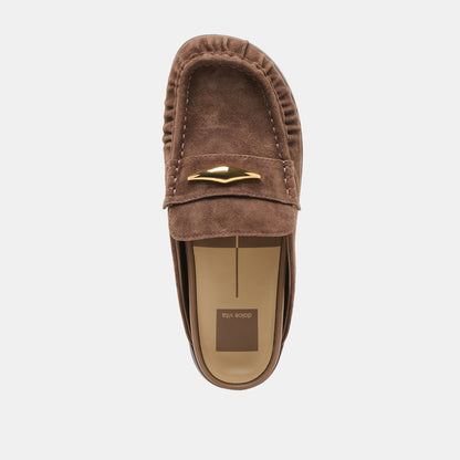Dolce Vita Jodero Dk Brown Suede Flats