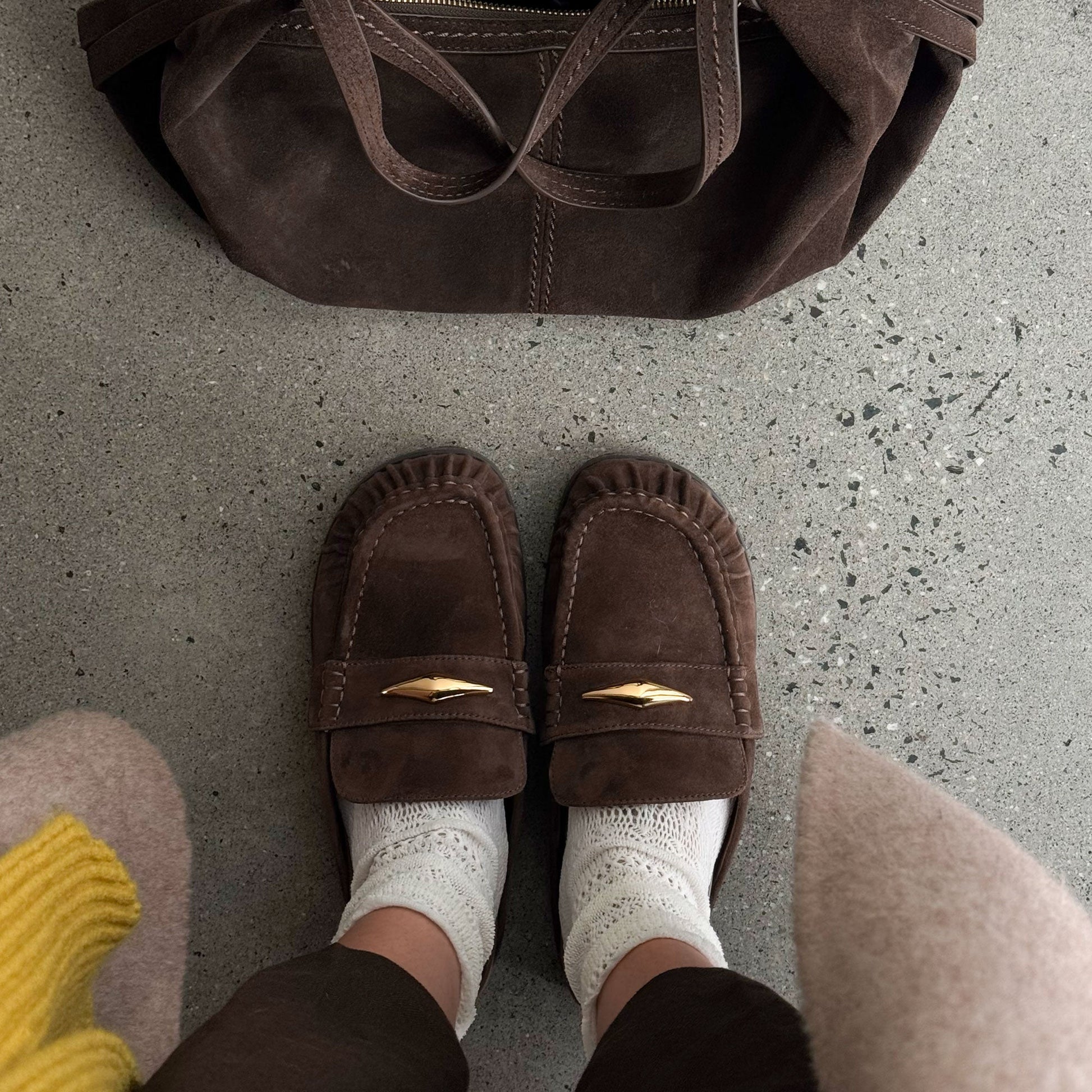 Dolce Vita Jodero Dk Brown Suede Flats