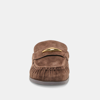 Dolce Vita Jodero Dk Brown Suede Flats