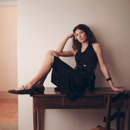 Dolce Vita Reyes Dk Brown Suede Ballet Flats