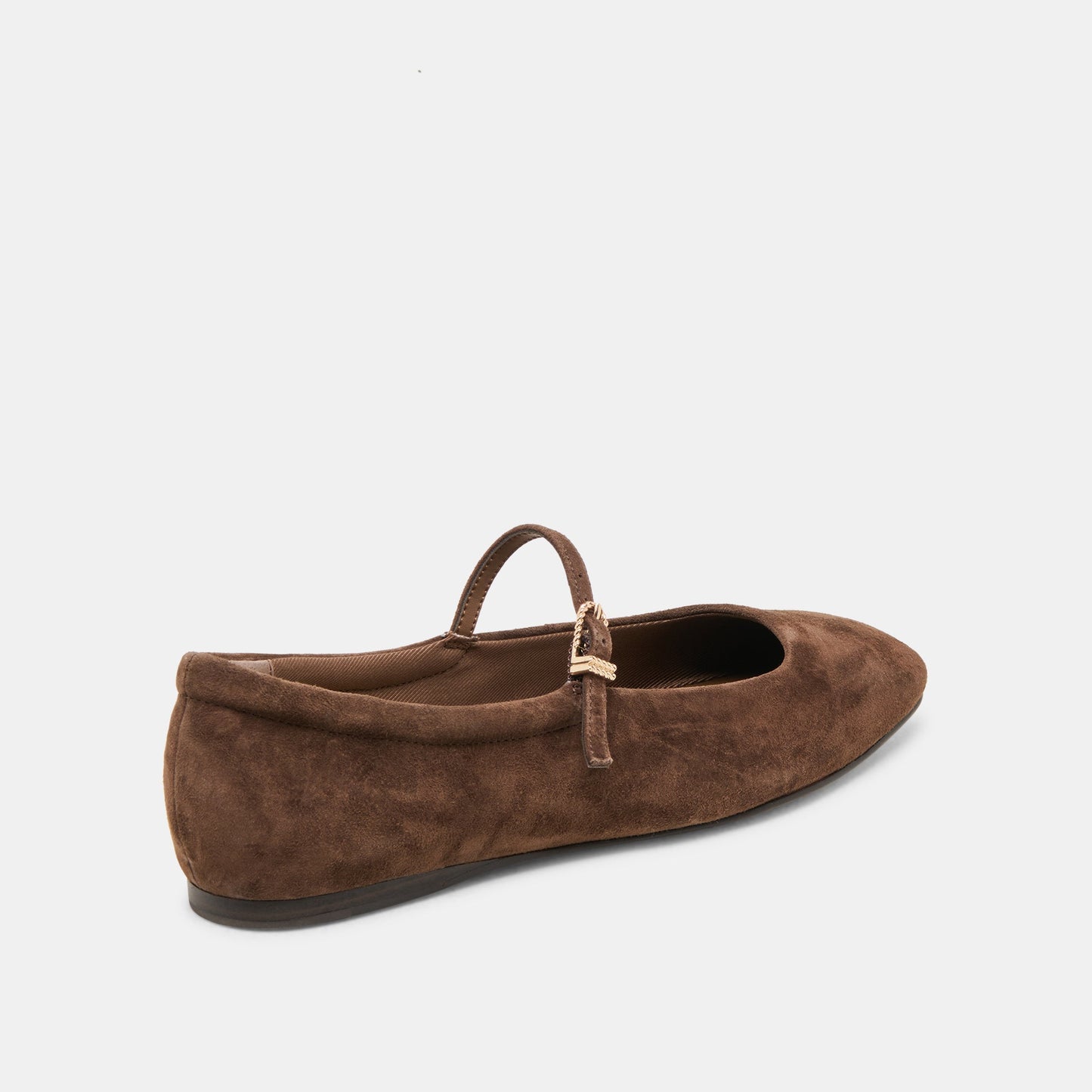Dolce Vita Reyes Dk Brown Suede Ballet Flats