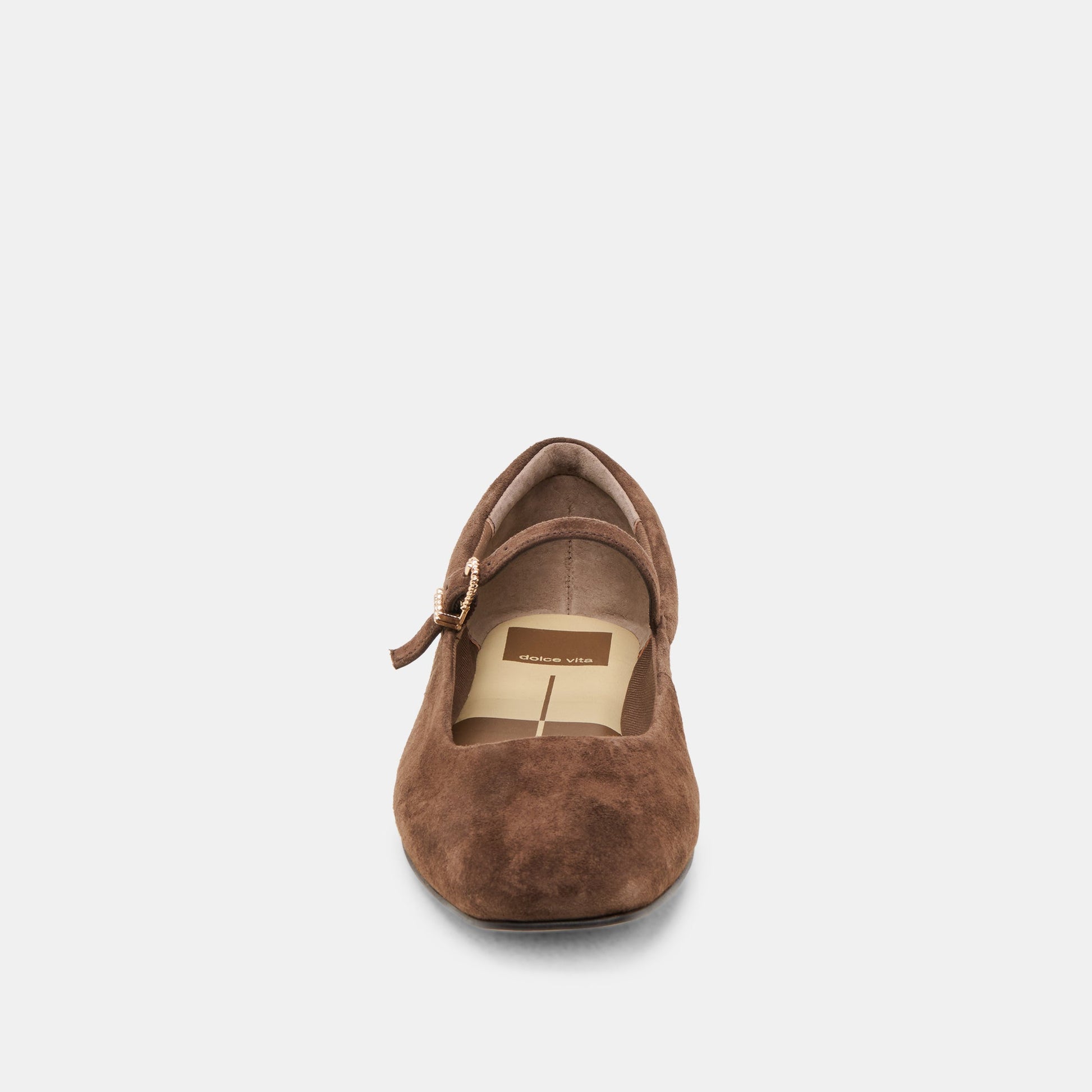 Dolce Vita Reyes Dk Brown Suede Ballet Flats
