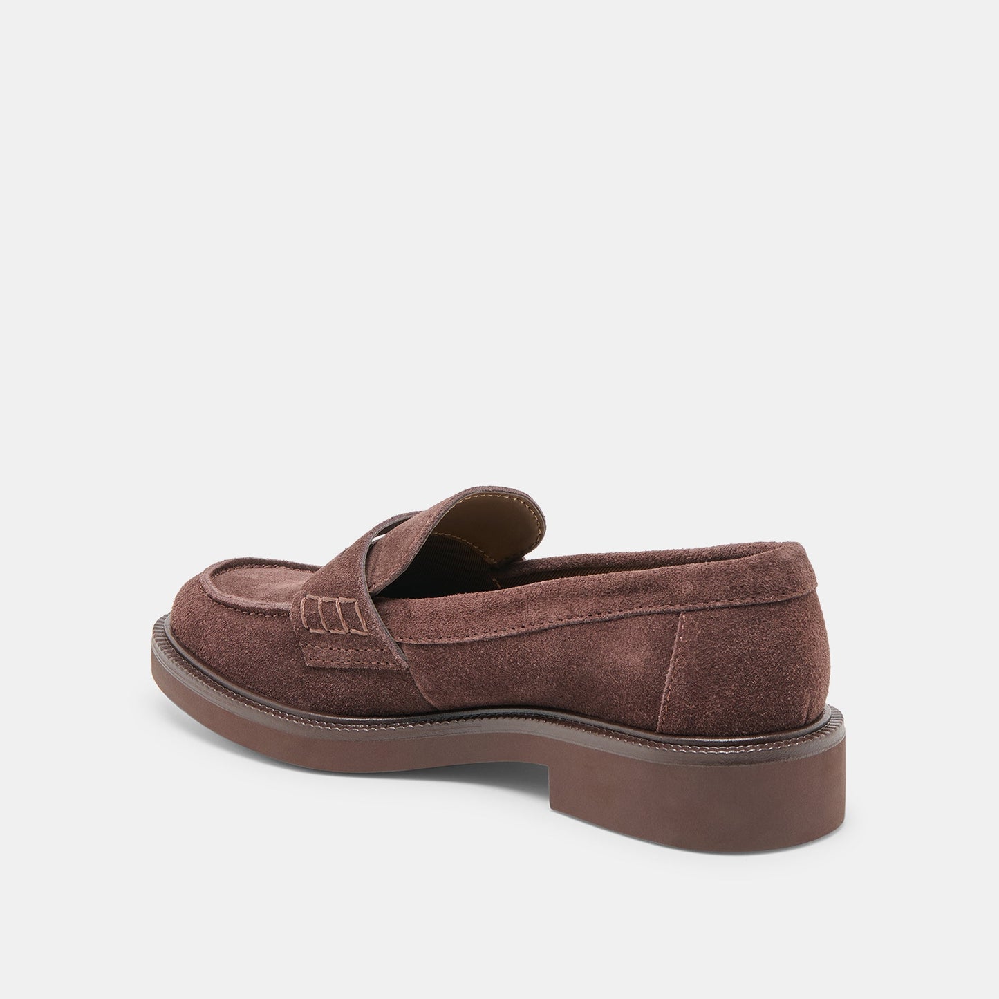 Dolce Vita Tiggy Mahogany Suede Loafers