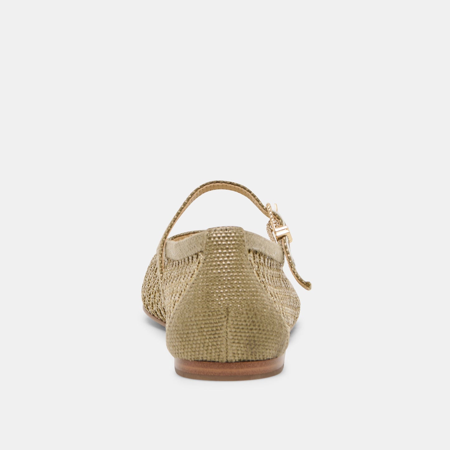 Dolce Vita Reyes Olive Woven Raffia Ballet Flats