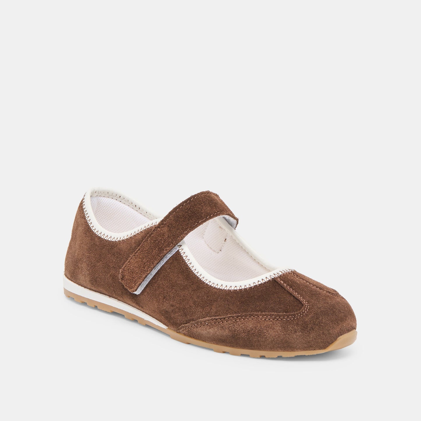 Dolce Vita Sofya Dk Brown Suede Sneakers