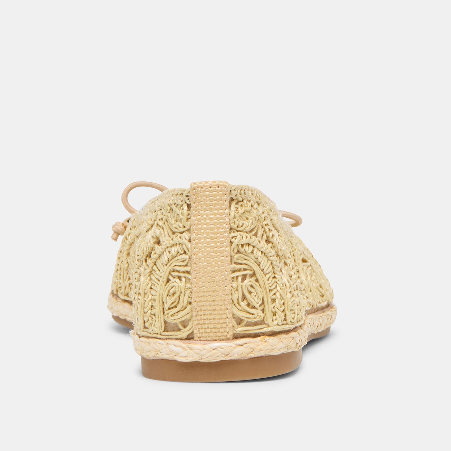 Dolce Vita Tianna Lt Natural Raffia Lace Ballet Flats