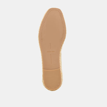 Dolce Vita Tianna Lt Natural Raffia Lace Ballet Flats