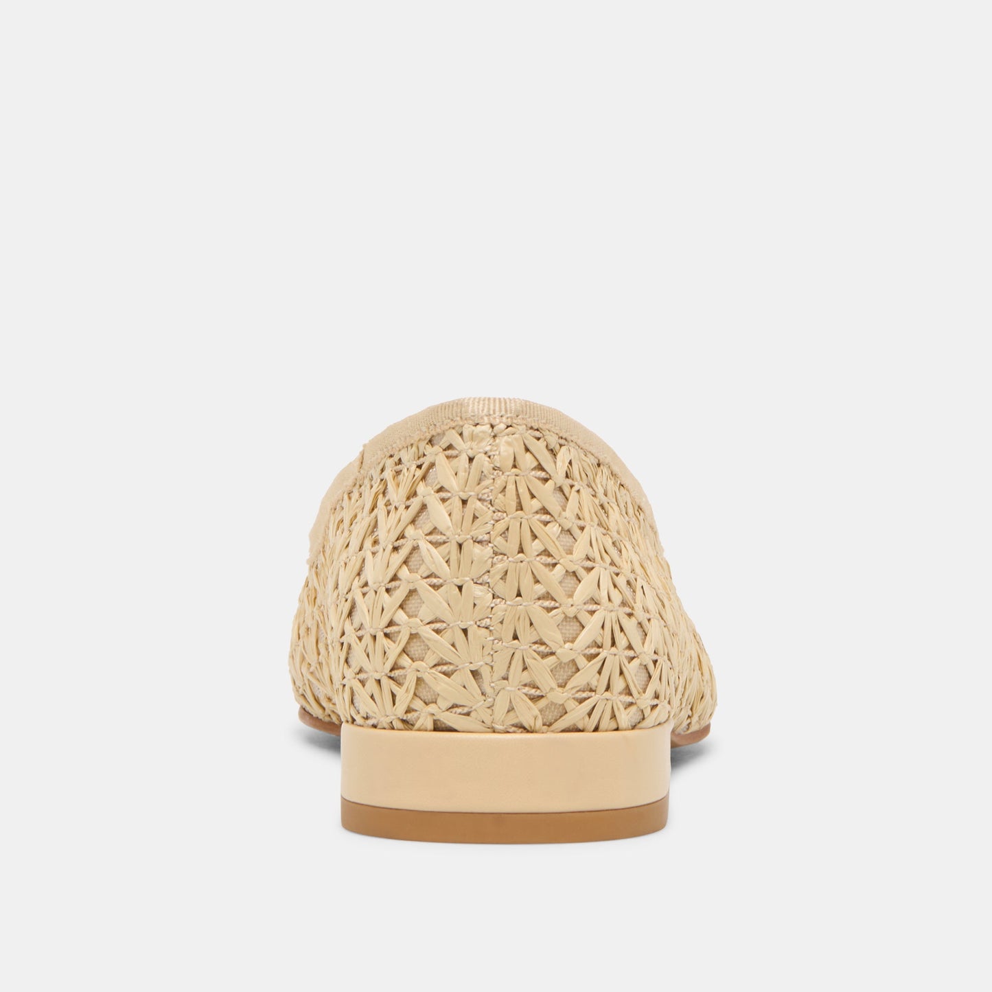 Dolce Vita Ulicia Lt Natural Cross Hatch Raffia Ballet Flats