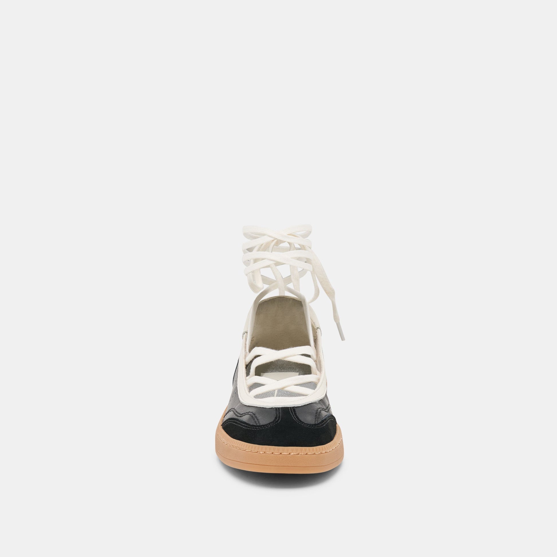 Dolce Vita Nyomie Black Leather Sneakers