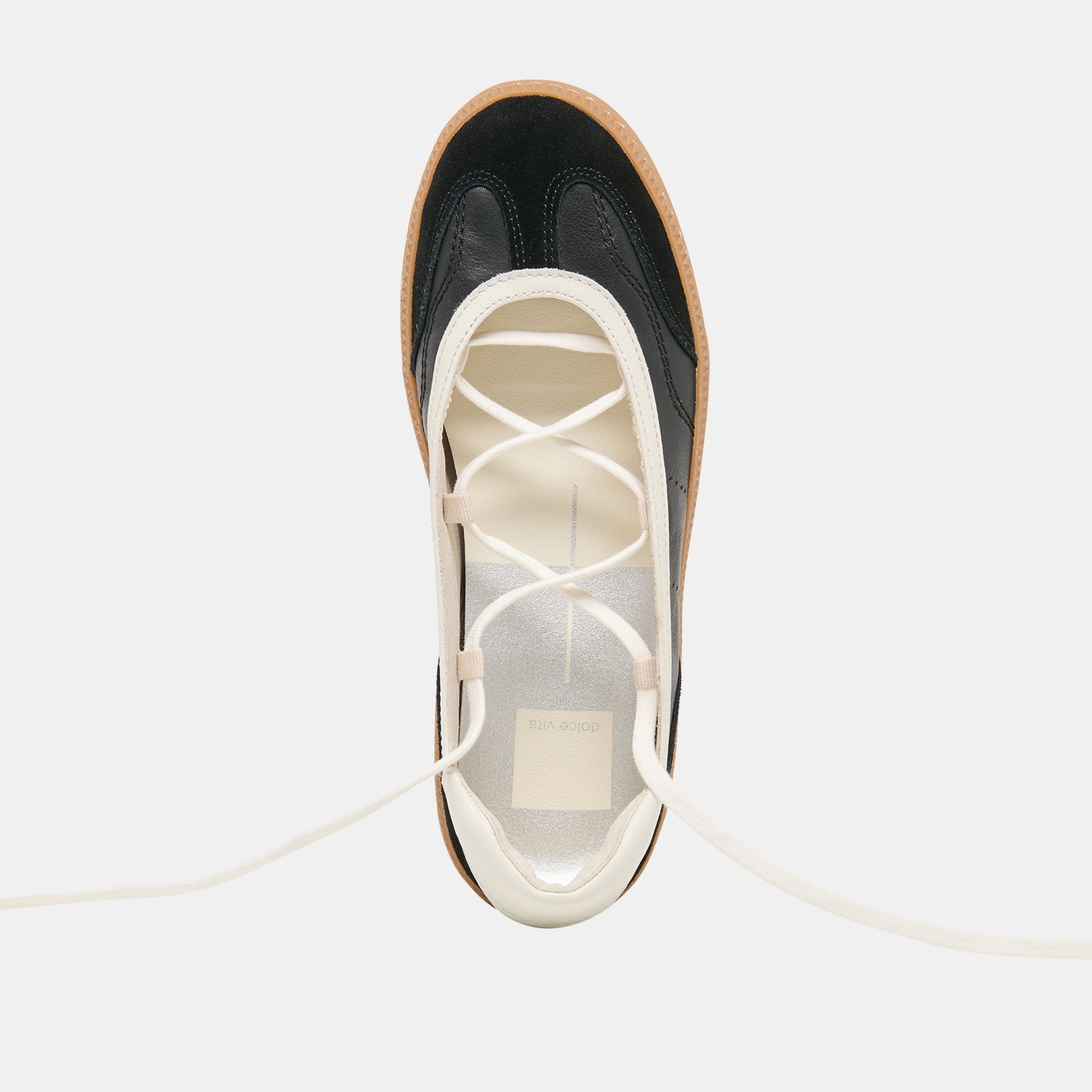 Dolce Vita Nyomie Black Leather Sneakers
