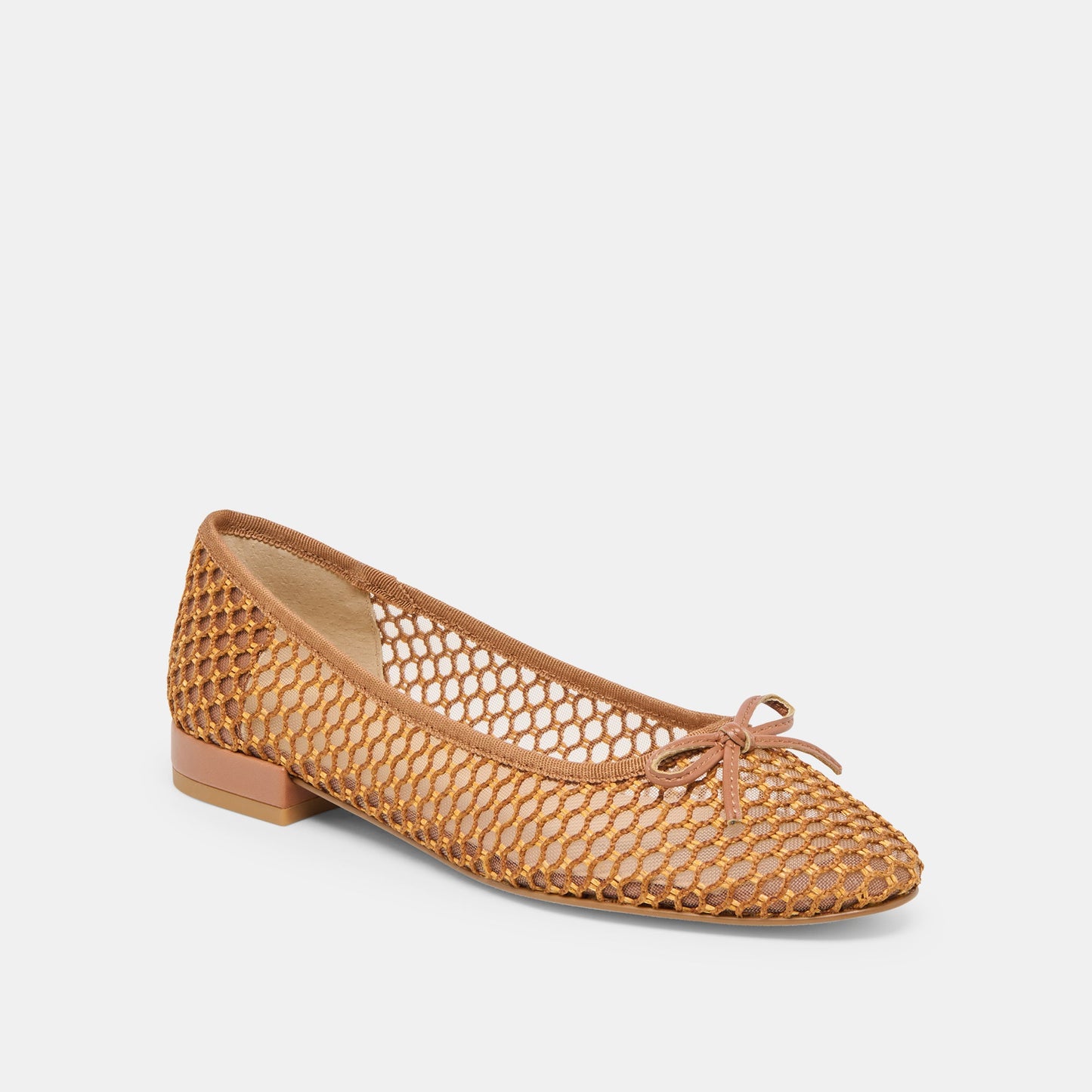 Dolce Vita Ulicia Coral Woven Mesh Ballet Flats