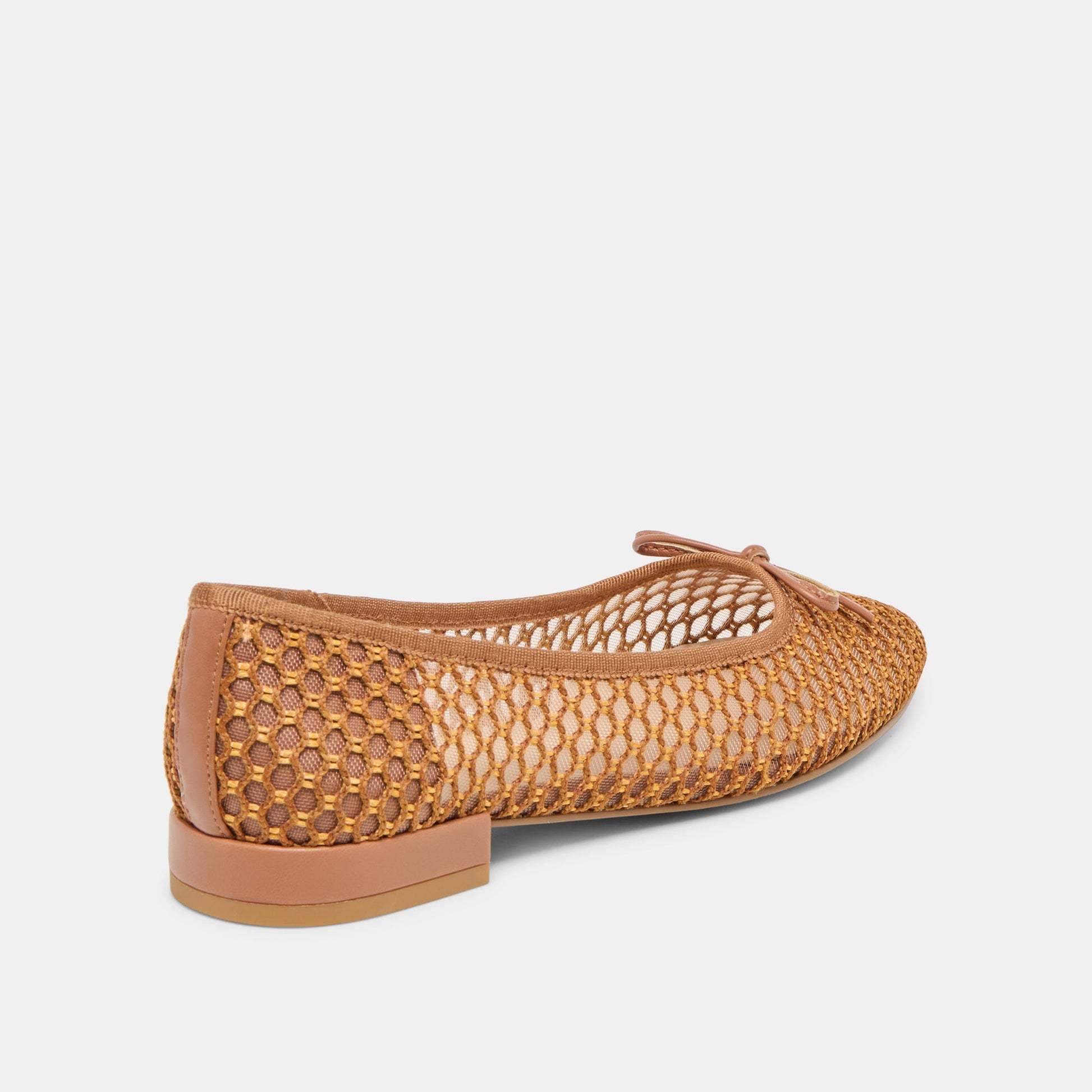 Dolce Vita Ulicia Coral Woven Mesh Ballet Flats