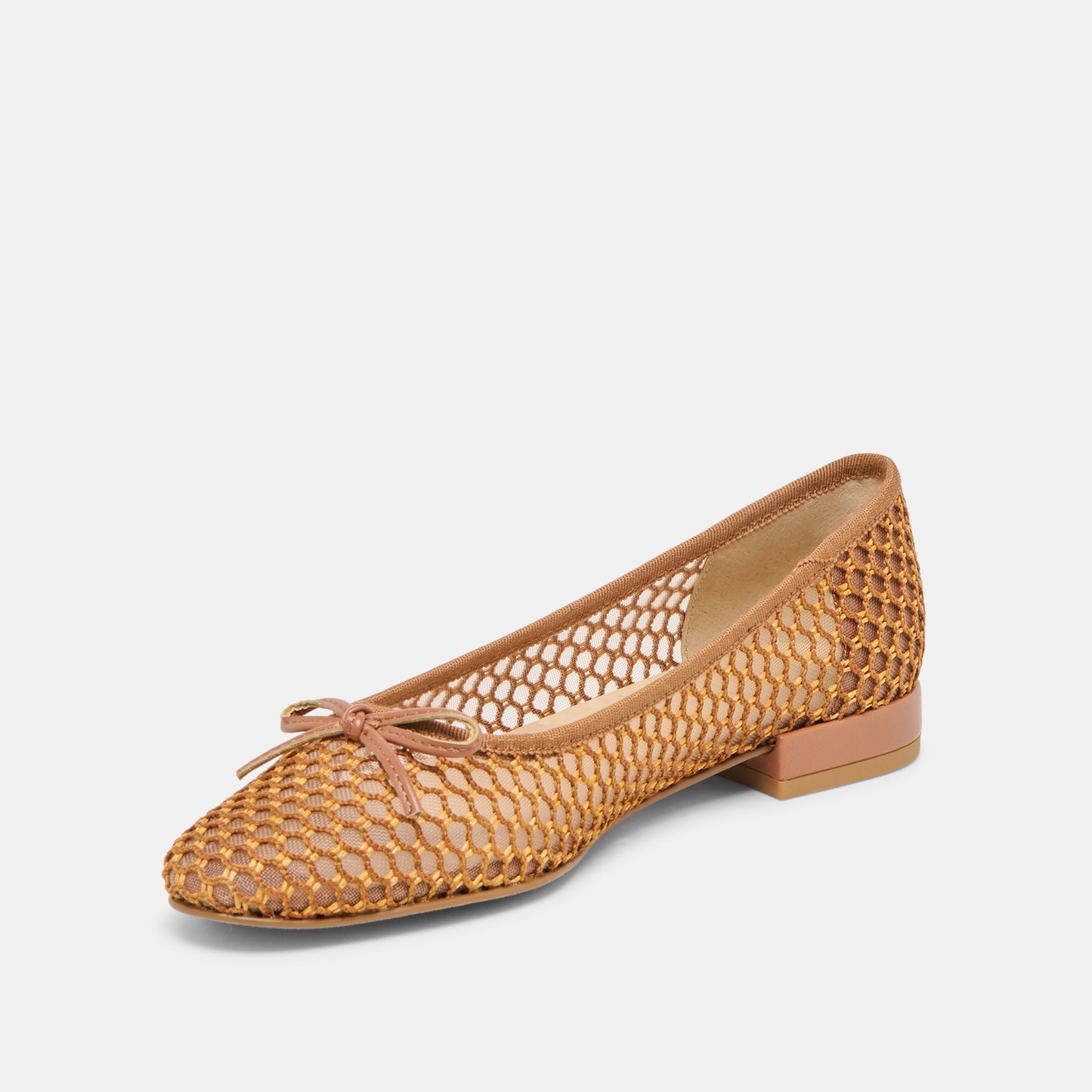 Dolce Vita Ulicia Coral Woven Mesh Ballet Flats