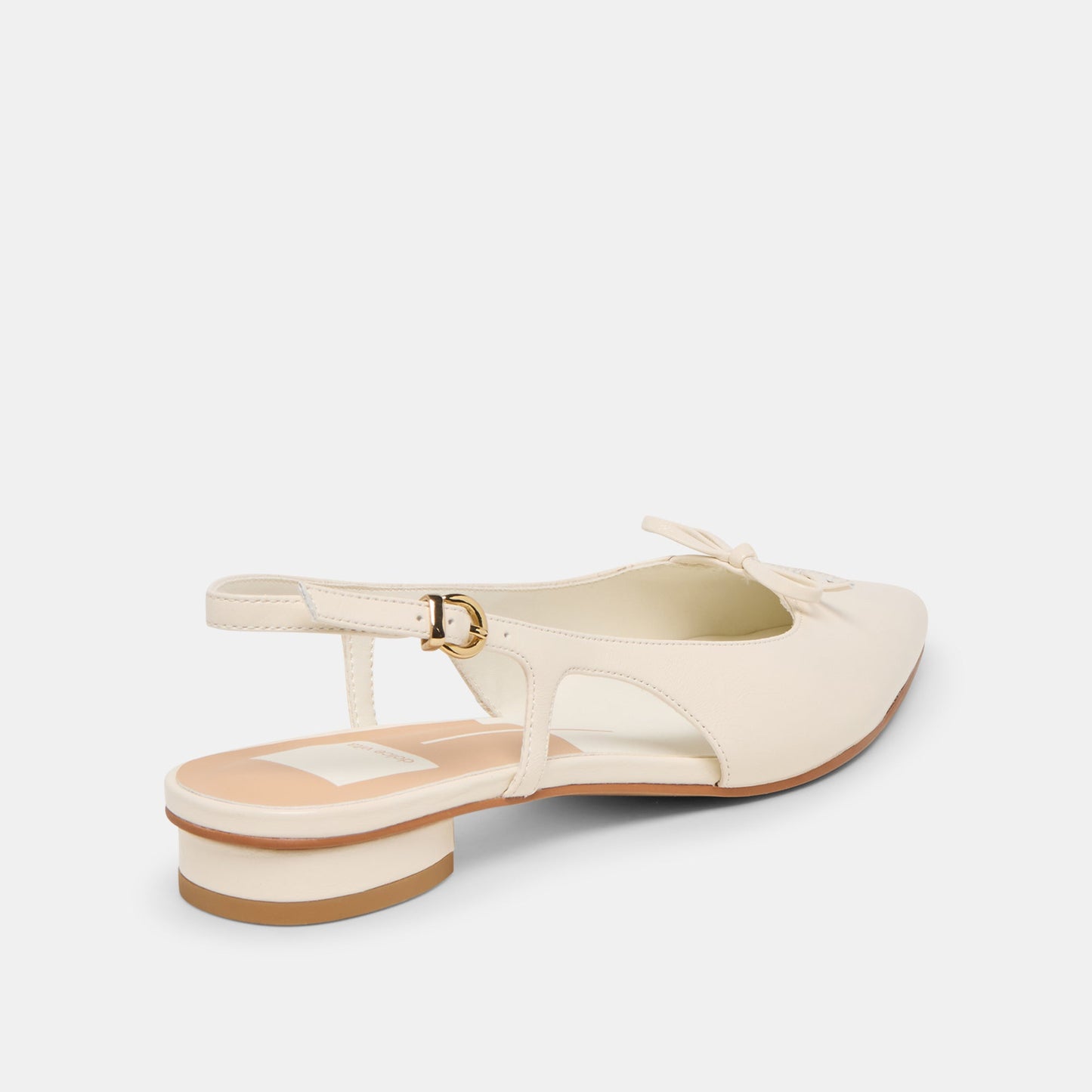 Dolce Vita Owana Off White Leather Flats