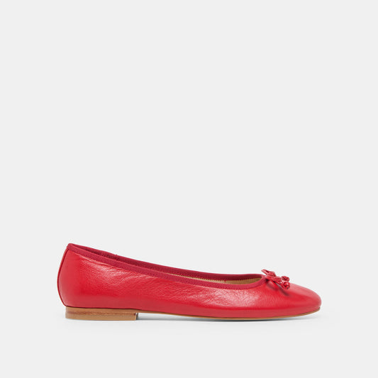 Dolce Vita Ritla Cherry Leather Ballet Flats