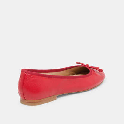 Dolce Vita Ritla Cherry Leather Ballet Flats