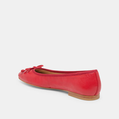 Dolce Vita Ritla Cherry Leather Ballet Flats