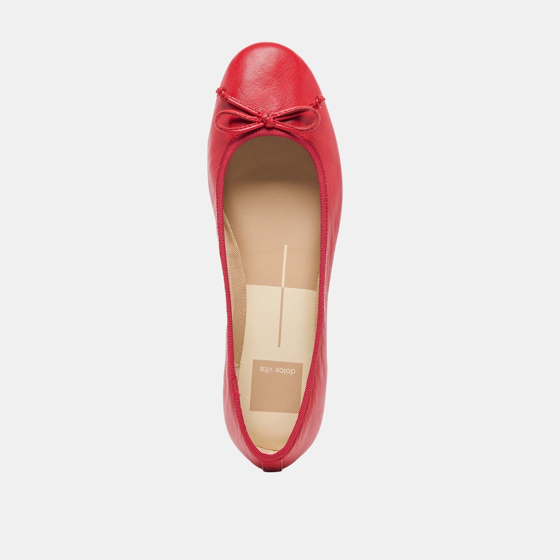 Dolce Vita Ritla Cherry Leather Ballet Flats