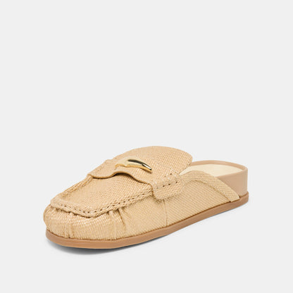 Dolce Vita Jodero Lt Natural Raffia Flats