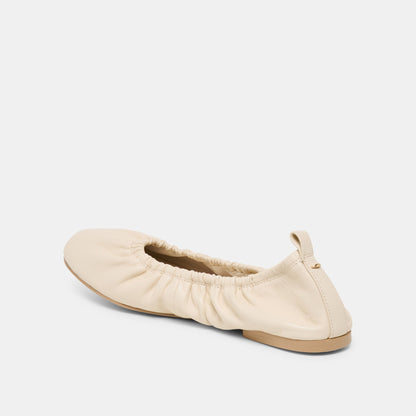 Dolce Vita Conrad Bone Leather Ballet Flats
