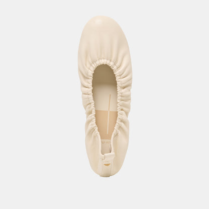 Dolce Vita Conrad Bone Leather Ballet Flats