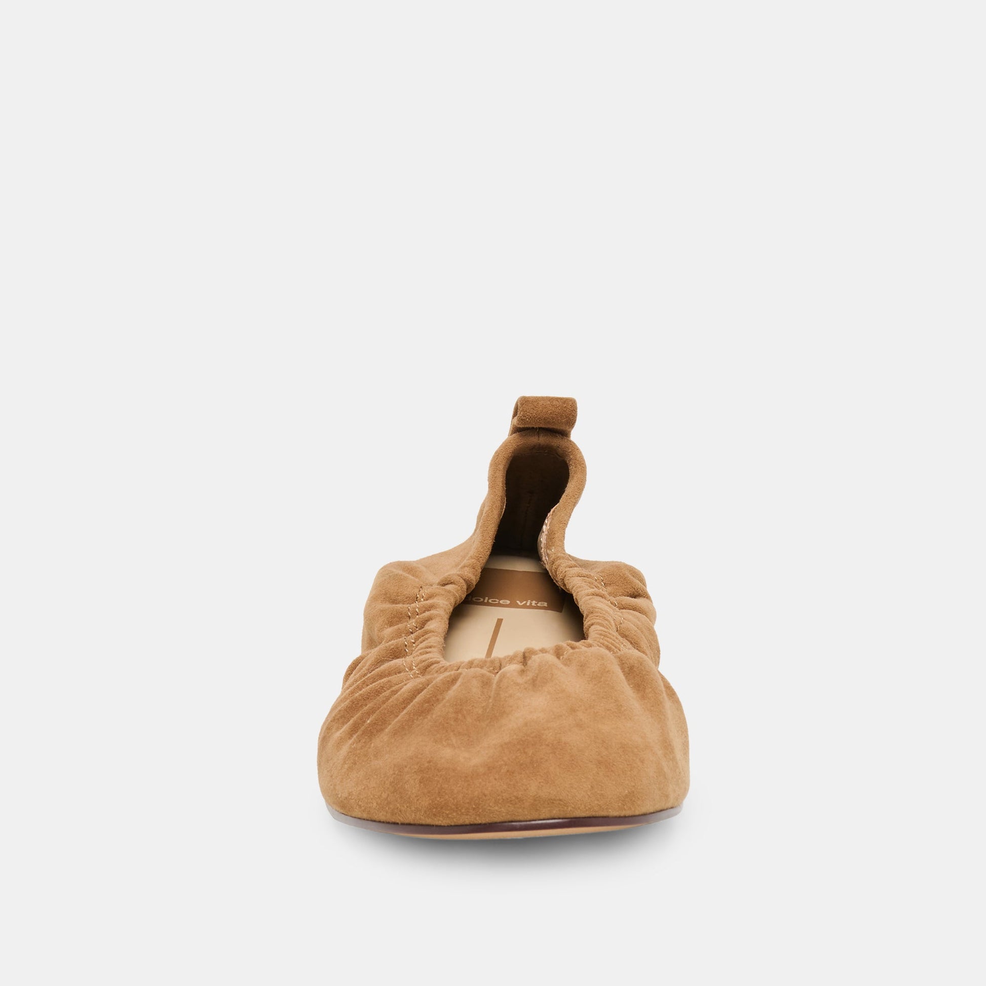 Dolce Vita Conrad Lt Brown Suede Ballet Flats
