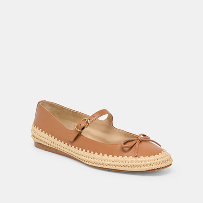 Dolce Vita Betony Saddle Leather Ballet Flats