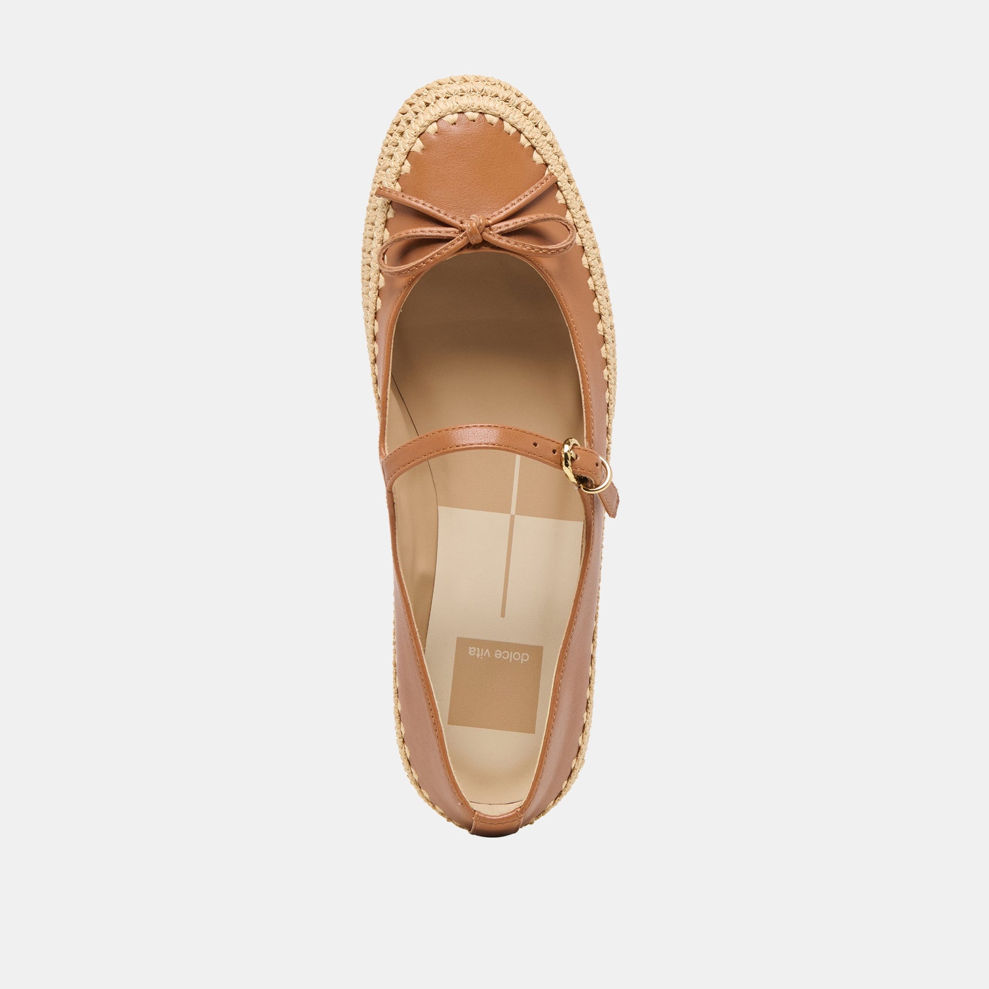 Dolce Vita Betony Saddle Leather Ballet Flats